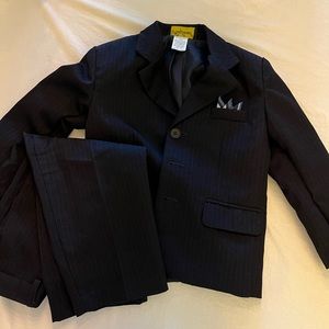 Matching Pinstripe Suit Jacket and Pants Size 3T